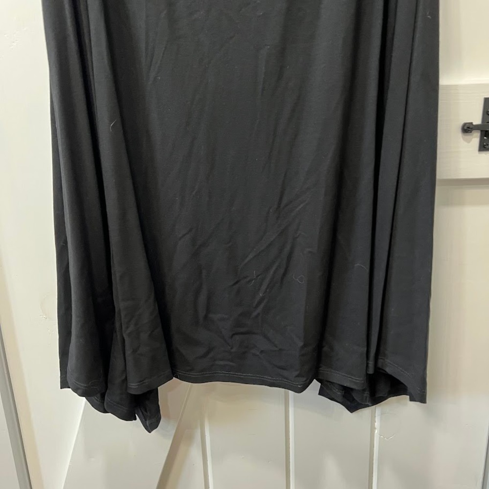 Eileen Fisher Womens Dress Size XL Black Cowl Neck Sleeveless Swing Trapeze NWT - Picture 3 of 8